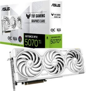 ASUS TUF GeForce RTX 5070 Ti 16G OC GAMING WHITE