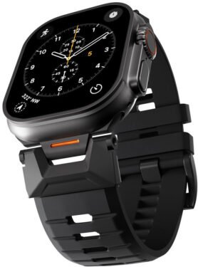 Epico FKM Rubber Pro Apple Watch SE 44mm/Series 1-9 42/44/45mm, 10-11 46mm/Ultra 49mm, černá