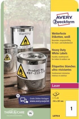 Avery Zweckform L4775-8 Odolné samolepící etikety