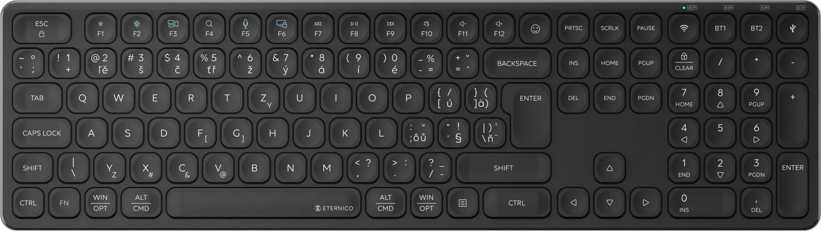 Eternico K501F Wireless černá - CZ/SK