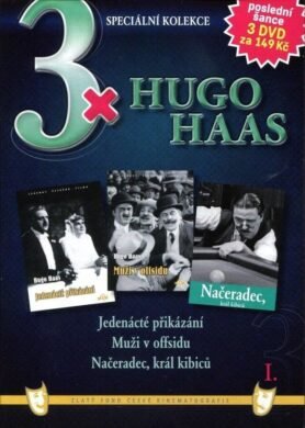 3x Hugo Haas I: Jedenácté přikázání, Muži v offsidu, Načeradec, král kibiců (3DVD) - DVD