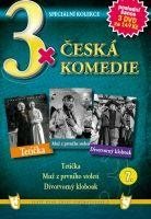 3x Česká komedie 7: Tetička, Muž z prvního století, Divotvorný klobouk /papírové pošetky/ (3DVD) - D