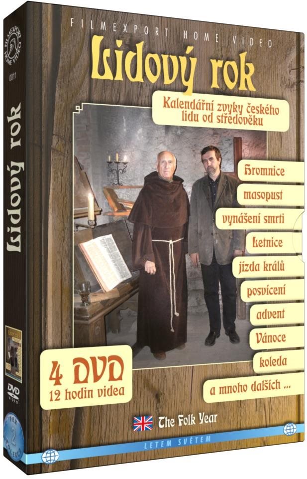 Lidový rok: Kalendářní zvyky českého (4DVD) - DVD