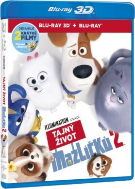 Tajný život mazlíčků 2 3D+2D (2 disky) - Blu-ray