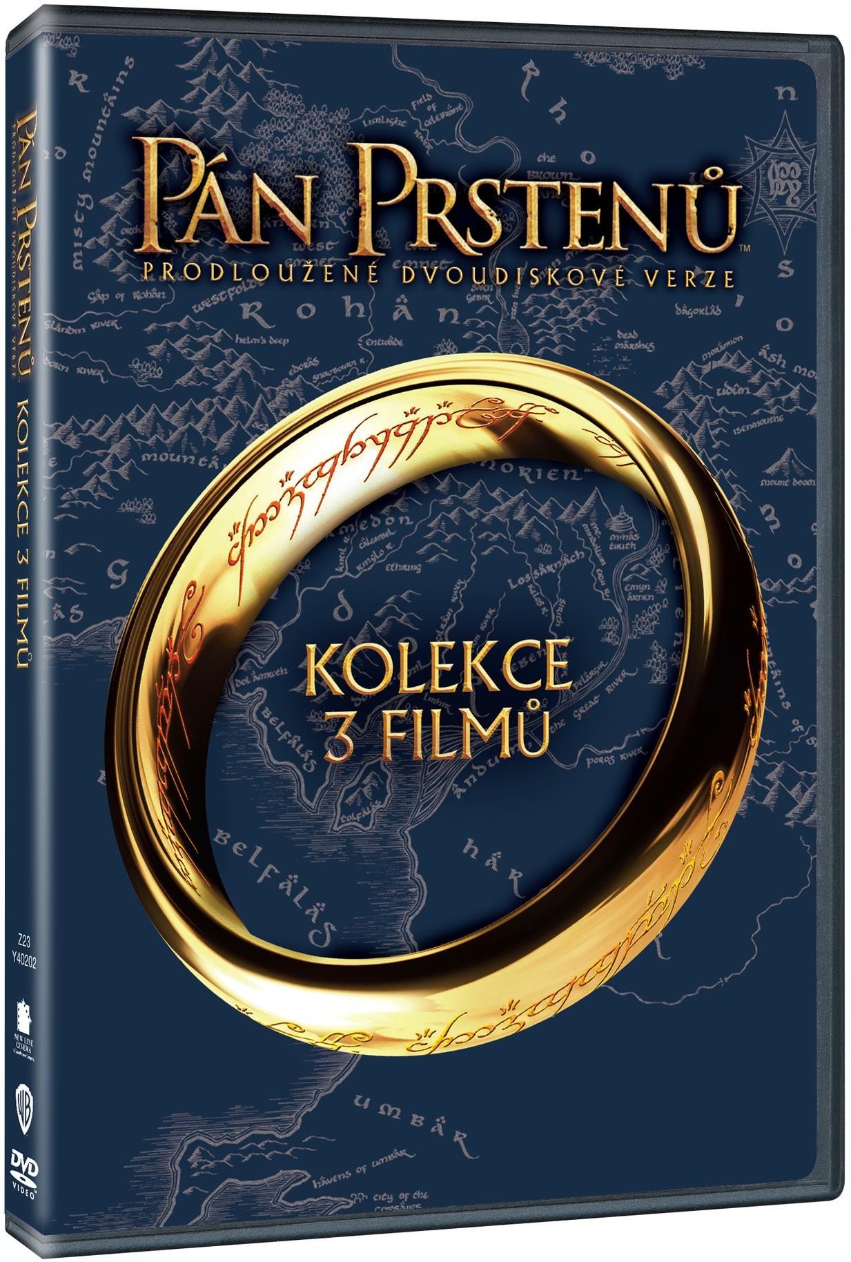 Pán prstenů - Komplet trilogie (Rozšířená edice 6DVD) - DVD