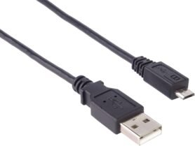 PremiumCord USB 2.0 propojovací A-B micro 1.5m