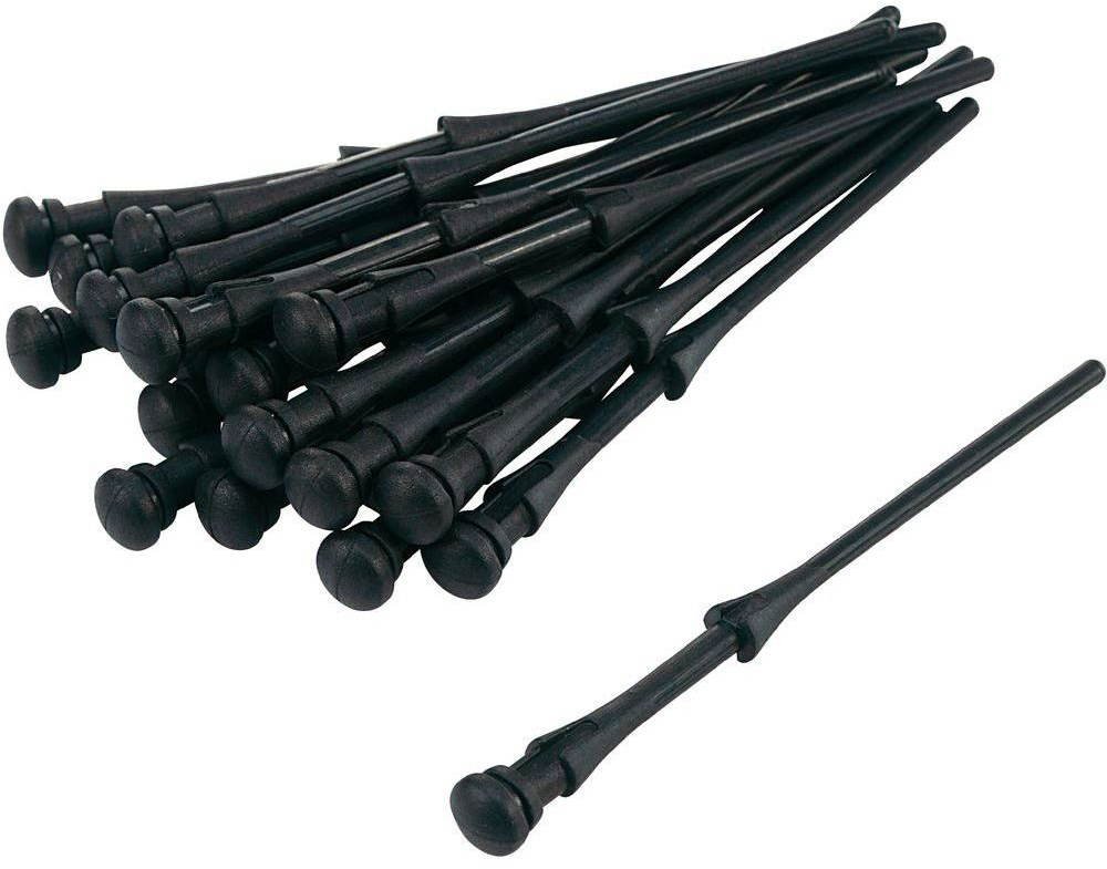 AKASA Black Rubber Case Fan Mounts 20pack