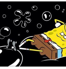 Spongebob - Squarepants - Podložka pod myš a klávesnici