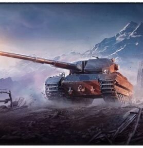 World of Tanks - Super Conqueror, XL - Podložka pod myš a klávesnici