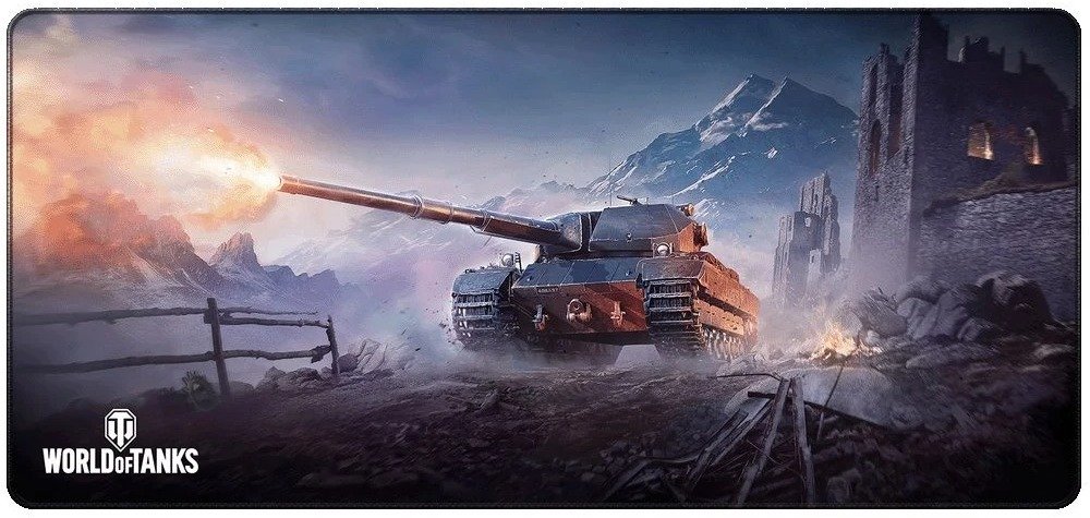 World of Tanks - Super Conqueror, XL - Podložka pod myš a klávesnici