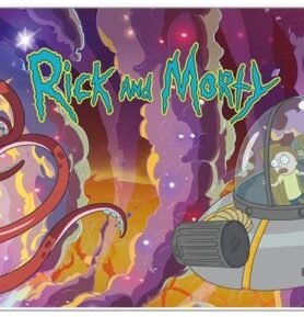 Rick and Morty - Space Monster - podložka pod myš a klávesnici