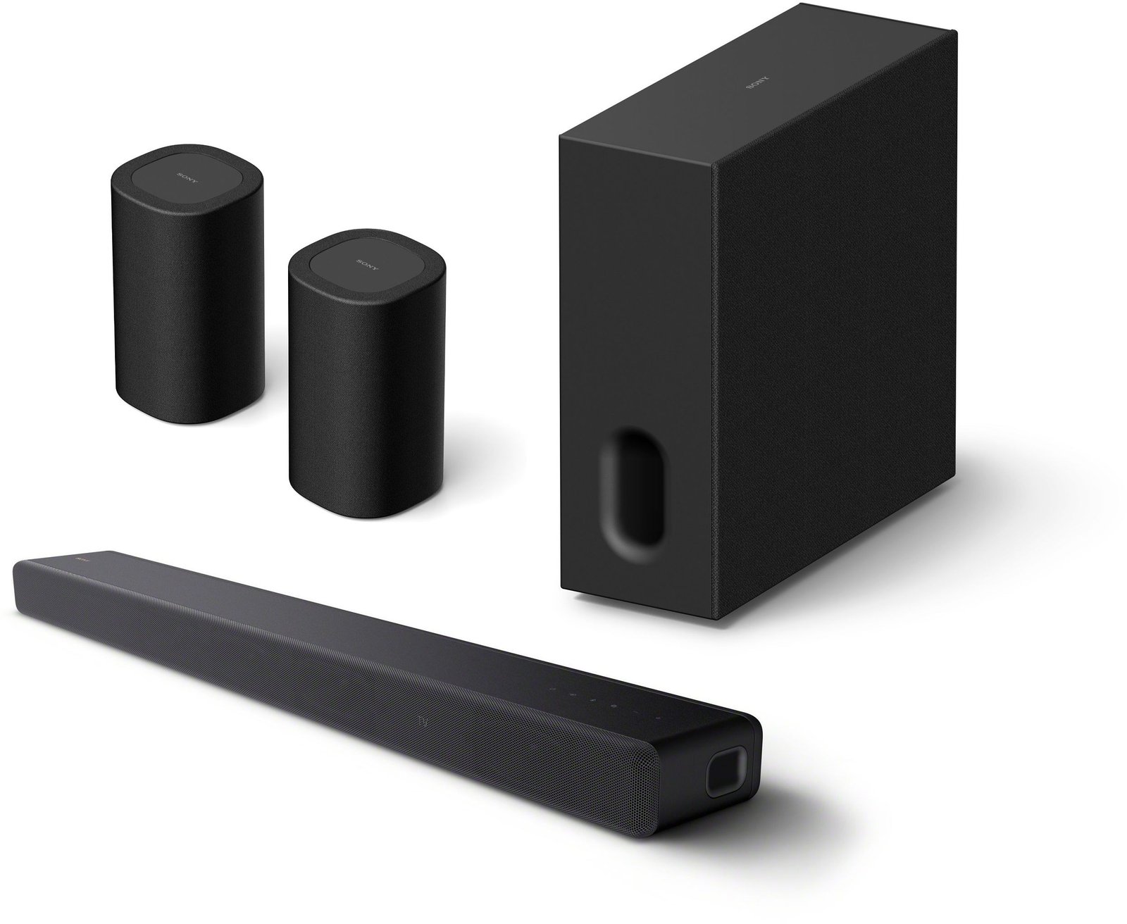 Sony HT-A3000, Dolby Atmos® 3.1 + 2x Sony BRAVIA Theatre Rear 8 + Sony BRAVIA Theatre Sub 7