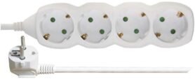 EMOS Prodlužovací kabel SCHUKO – 4 zásuvky, 5m, 1,5mm2