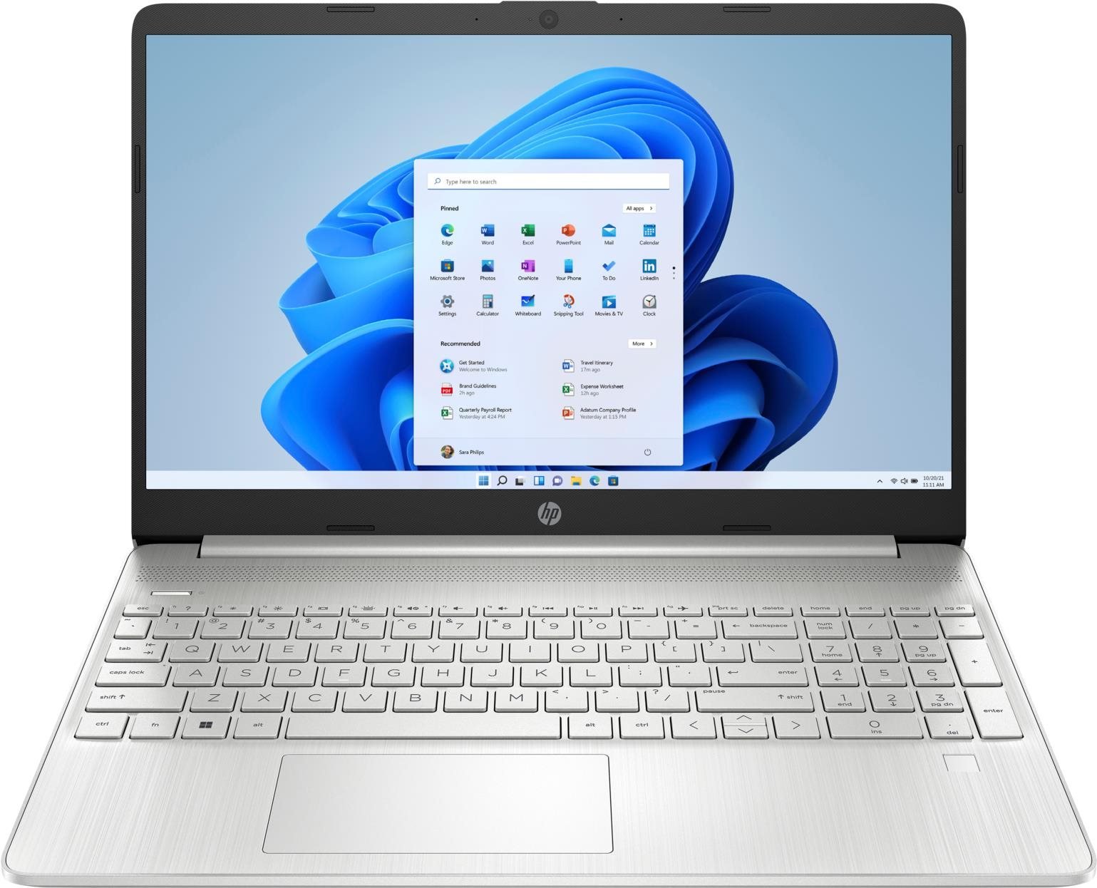 HP 15s-eq1910nc Natural Silver