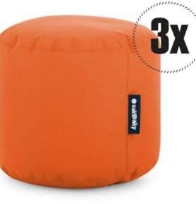 SakyPaky 3x taburet oranžový