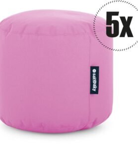 SakyPaky 5x taburet růžový