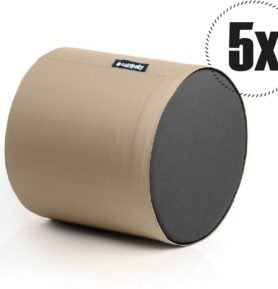 SakyPaky Sedací vaky - 5x Taburet PUR béžový