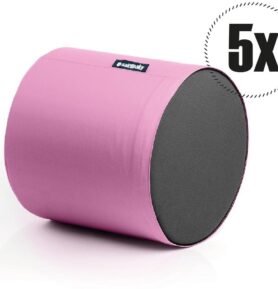 SakyPaky Sedací vaky - 5x Taburet PUR růžový