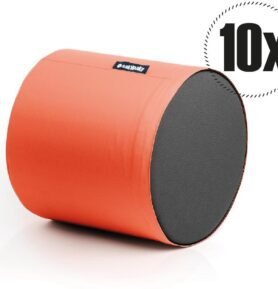 SakyPaky Sedací vaky - 10x Taburet PUR oranžový