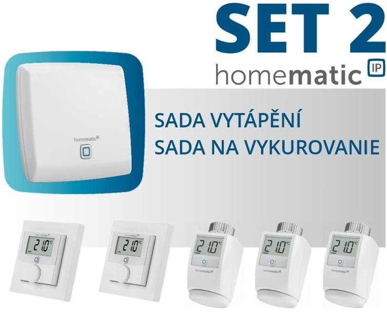 Homematic IP Sada vytápění Homematic IP (byt 2+1) - HmIP-SET2