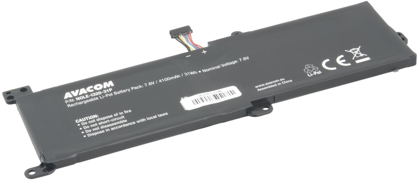 AVACOM pro Lenovo IdeaPad 320, 330, S145, V15 Li-Pol 7,6V 4100mAh 31Wh