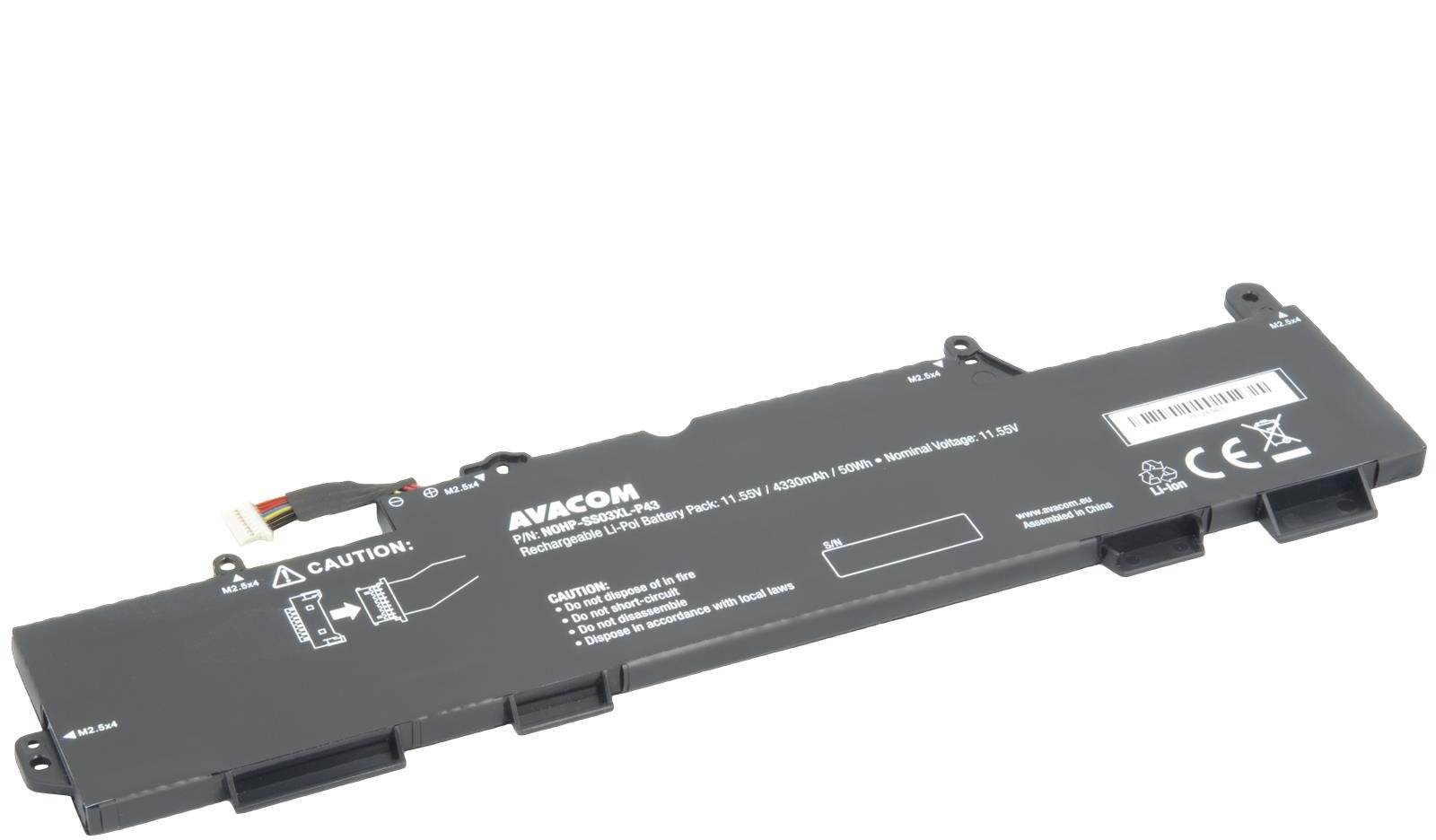 Avacom SS03XL pro HP EliteBook 840 G5 Li-Pol 11,55V 4330mAh 50Wh