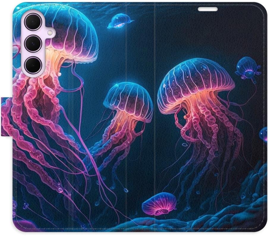 iSaprio Flip pouzdro Jellyfish pro Samsung Galaxy A35 5G