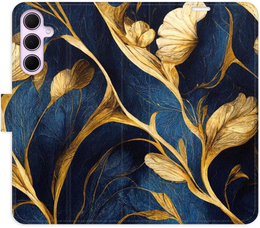 iSaprio Flip pouzdro GoldBlue pro Samsung Galaxy A55 5G