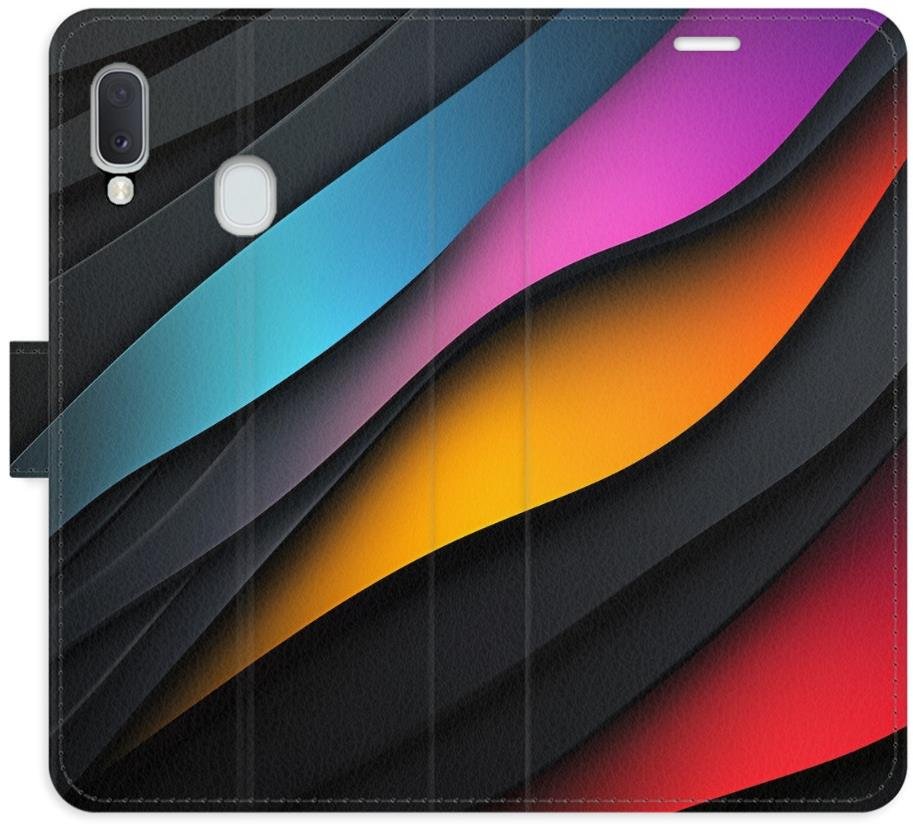 iSaprio Flip pouzdro Color Waves pro Samsung Galaxy A20e