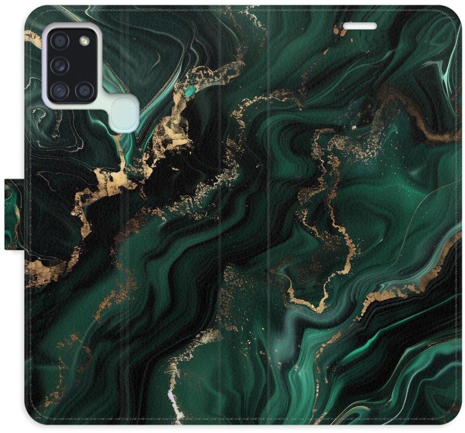 iSaprio Flip pouzdro Emerald 02 pro Samsung Galaxy A21s