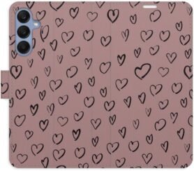 iSaprio Flip pouzdro Heart Dark 02 pro Samsung Galaxy A25 5G