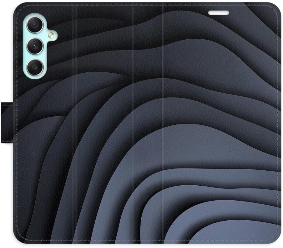 iSaprio Flip pouzdro Dark Waves pro Samsung Galaxy A34 5G