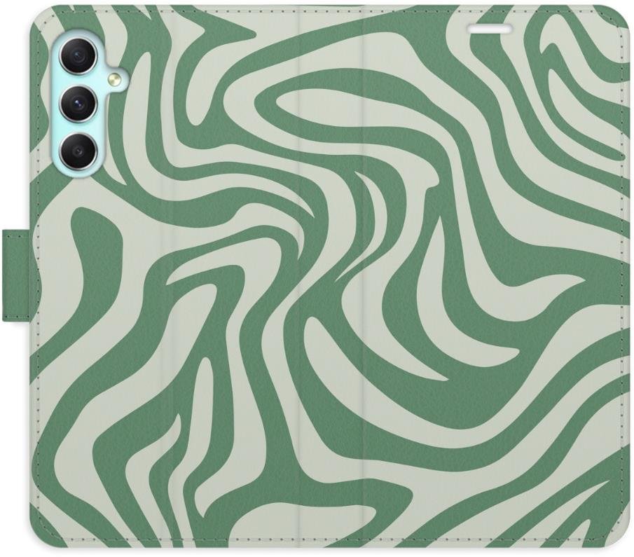iSaprio Flip pouzdro Zebra Green 02 pro Samsung Galaxy A34 5G