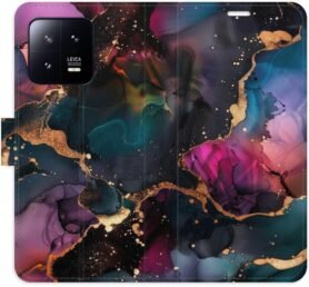 iSaprio Flip pouzdro Dark Marble pro Xiaomi 13
