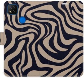 iSaprio Flip pouzdro Zebra Black 02 pro Xiaomi Redmi 9C