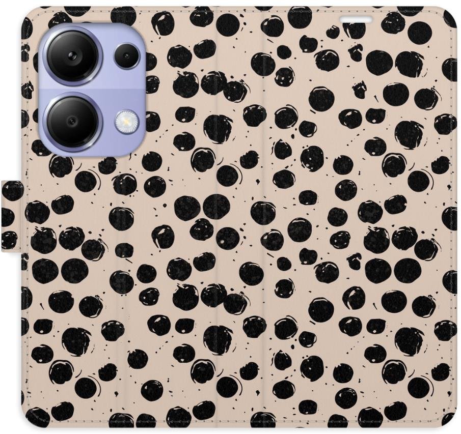 iSaprio Flip pouzdro Dotted 02 pro Xiaomi Redmi Note 13 Pro