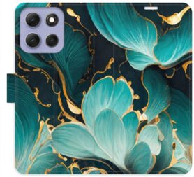 iSaprio Flip pouzdro Blue Flowers 02 pro Motorola Moto G86 5G
