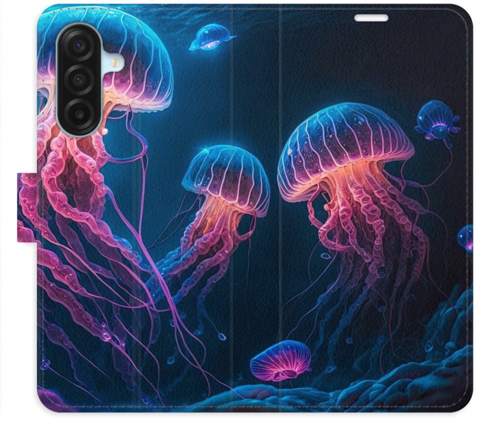 iSaprio Flip pouzdro Jellyfish pro Samsung Galaxy A17 / A17 5G