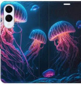 iSaprio Flip pouzdro Jellyfish pro Samsung Galaxy S25 Edge