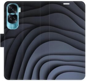 iSaprio Flip pouzdro Dark Waves pro Honor 90 Lite 5G