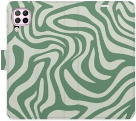 iSaprio Flip pouzdro Zebra Green 02 pro Huawei P40 Lite