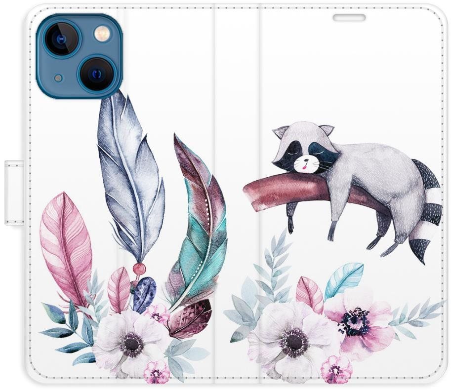 iSaprio flip pouzdro Lazy day 02 pro iPhone 13 mini