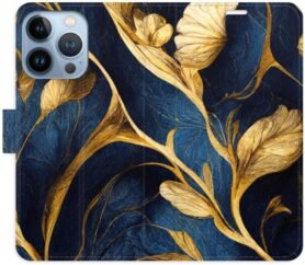 iSaprio flip pouzdro GoldBlue pro iPhone 13 Pro