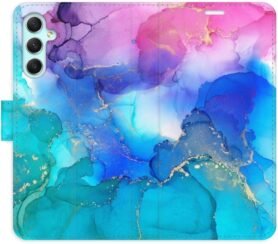 iSaprio flip pouzdro BluePink Paint pro Samsung Galaxy A34 5G