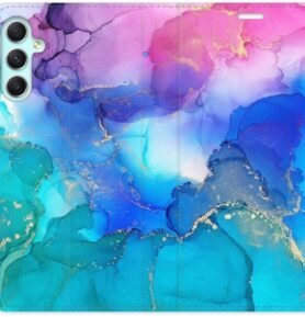 iSaprio flip pouzdro BluePink Paint pro Samsung Galaxy A34 5G