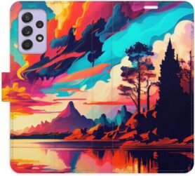 iSaprio flip pouzdro Colorful Mountains 02 pro Samsung Galaxy A52 / A52 5G / A52s
