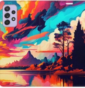 iSaprio flip pouzdro Colorful Mountains 02 pro Samsung Galaxy A52 / A52 5G / A52s