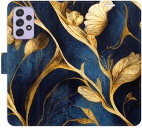 iSaprio flip pouzdro GoldBlue pro Samsung Galaxy A52 / A52 5G / A52s