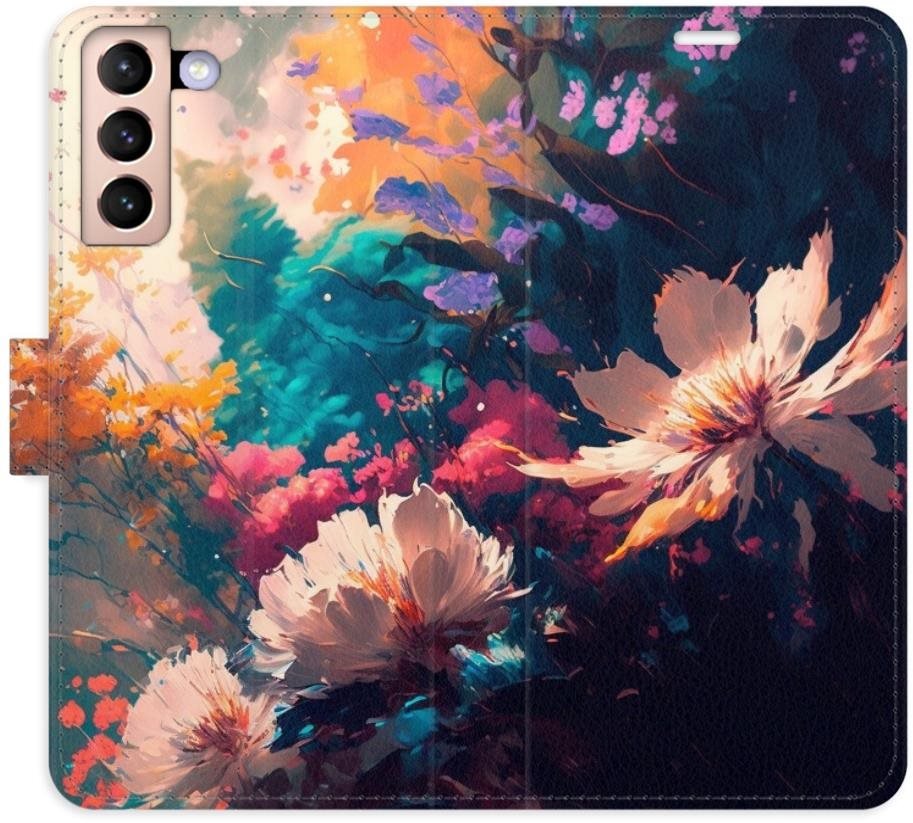 iSaprio flip pouzdro Spring Flowers pro Samsung Galaxy S21