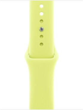 Apple Watch 42mm neonově žlutý sportovní řemínek - M/L